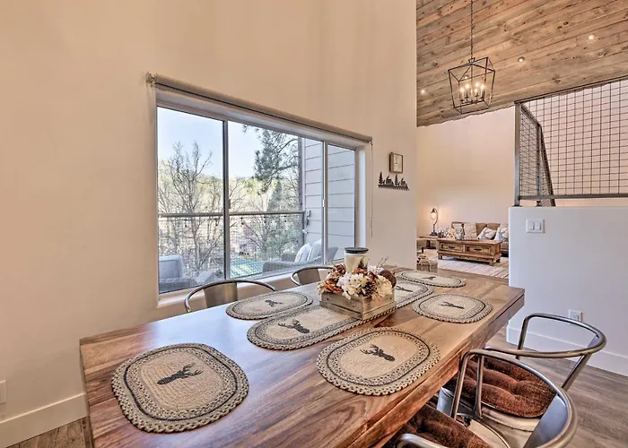 Mtn-view 'cabin 404' W/ Deck In Payson!