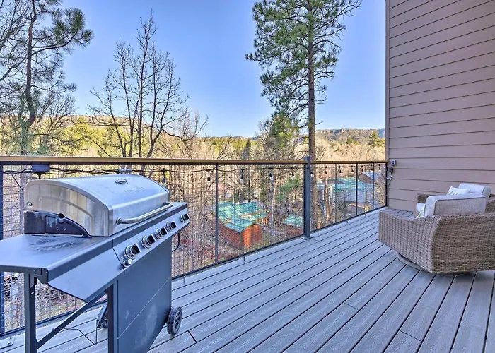 Mtn-view 'cabin 404' W/ Deck In Payson! Payson